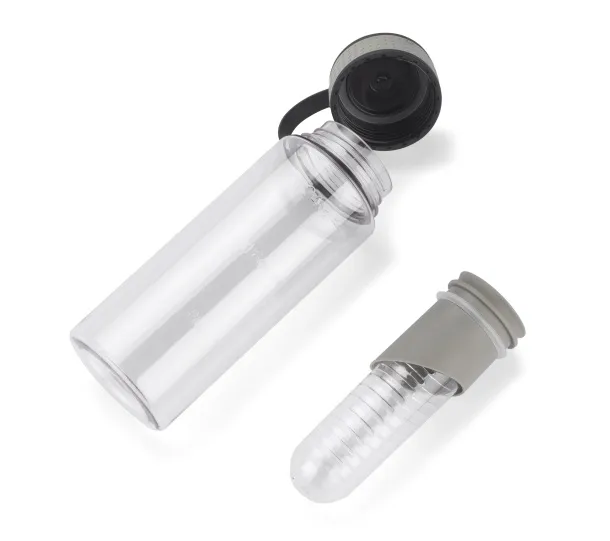 FRUGT Water bottle with fruit container  800 ml Siva