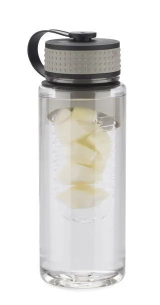 FRUGT Water bottle with fruit container  800 ml Grey