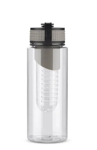 FRUGT Water bottle with fruit container  800 ml Grey