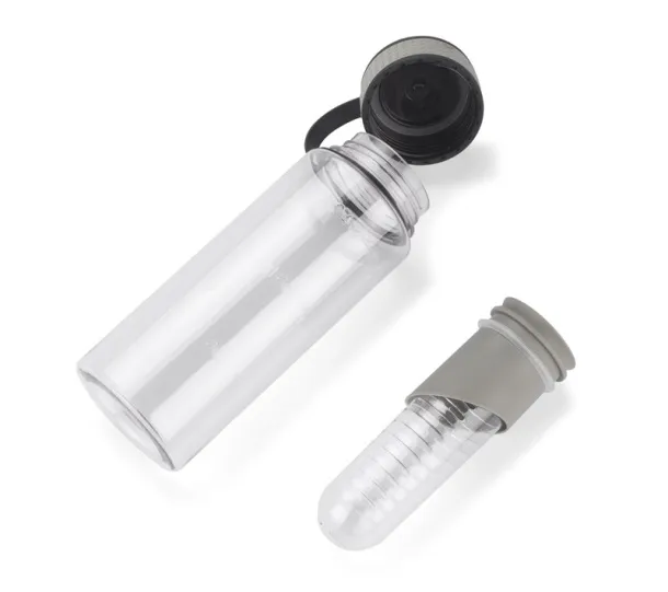 FRUGT Water bottle with fruit container  800 ml Siva