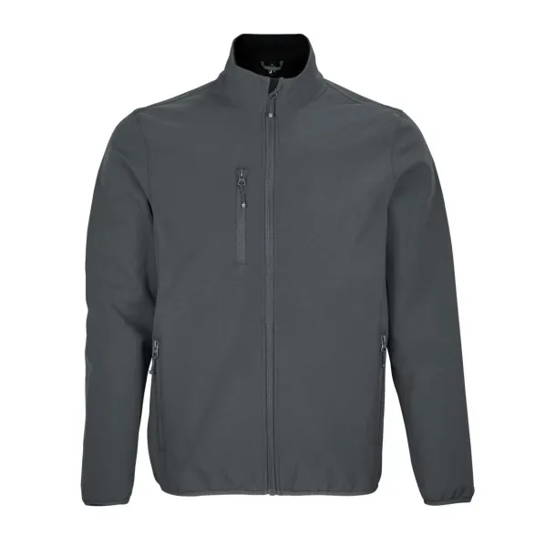  SOL'S FALCON MEN - SOFTSHELL ZIP JACKET - SOL'S Charcoal Grey