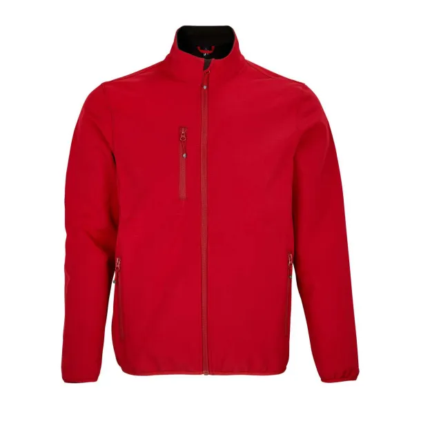  SOL'S FALCON MEN - SOFTSHELL ZIP JACKET - SOL'S Pepper Red