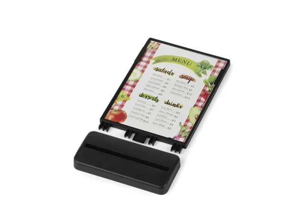 PREZZO plastic card stand Black