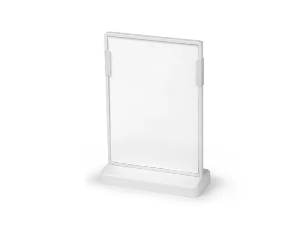 PREZZO plastic card stand White