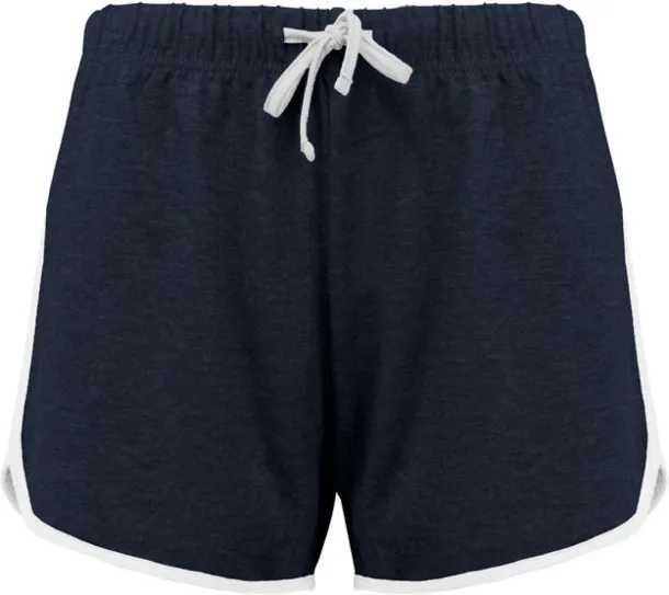  LADIES' SPORTS SHORTS - Proact Navy White