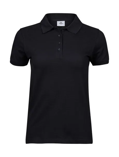  Ženska pique polo majica, 215 g/m² - Tee Jays Crna
