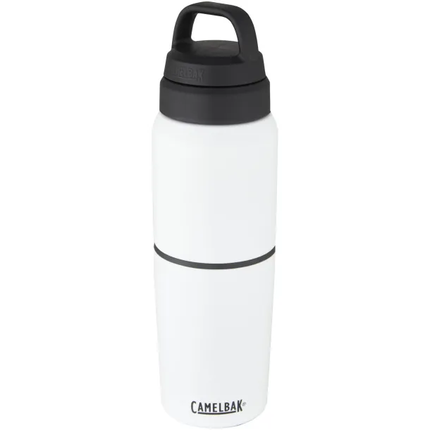 MultiBev vakuumom izolirana boca od nehrđajućeg čelika 500 ml i šalica 350 ml - CamelBak Bijela