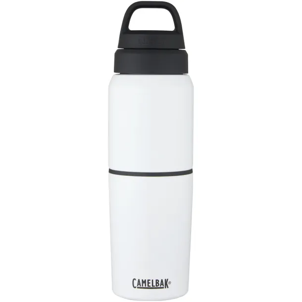 MultiBev vacuum insulated stainless steel 500 ml bottle and 350 ml cup - CamelBak White