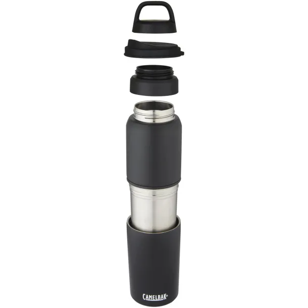 MultiBev vakuumom izolirana boca od nehrđajućeg čelika 500 ml i šalica 350 ml - CamelBak Solid black