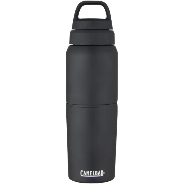 MultiBev vakuumom izolirana boca od nehrđajućeg čelika 500 ml i šalica 350 ml - CamelBak Solid black