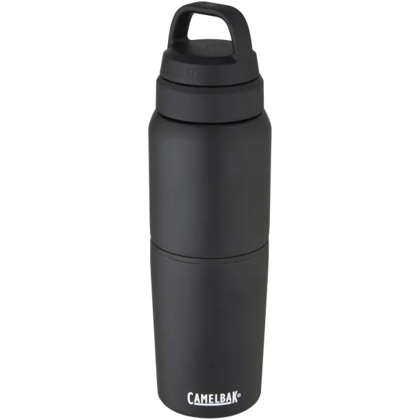 MultiBev vakuumom izolirana boca od nehrđajućeg čelika 500 ml i šalica 350 ml - CamelBak Solid black