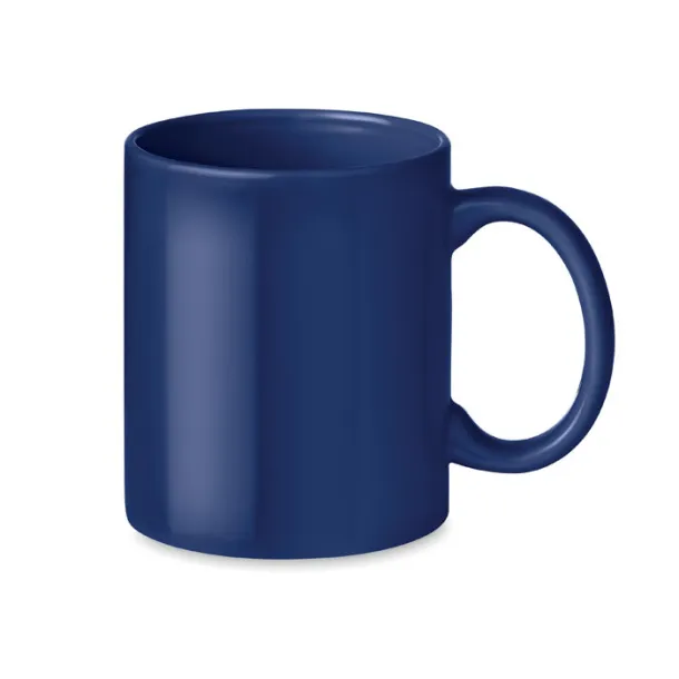 DUBLIN TONE Coloured ceramic mug in box Blue