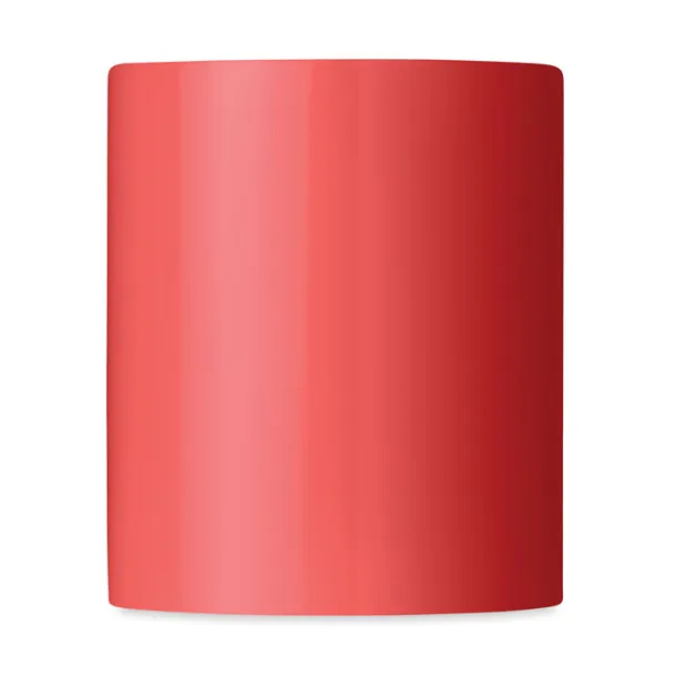 DUBLIN TONE Coloured ceramic mug in box Red