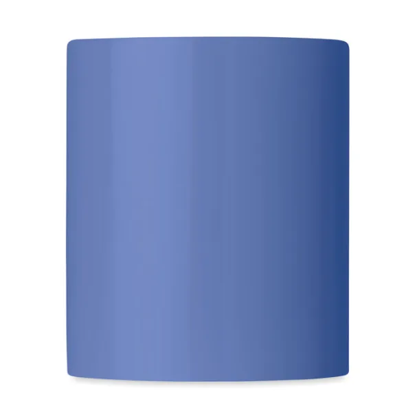 DUBLIN TONE Coloured ceramic mug in box Royal blue