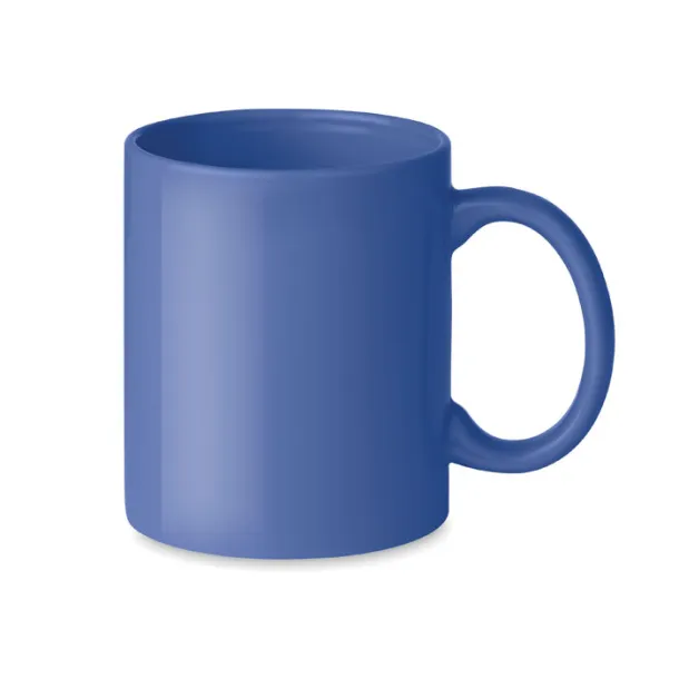 DUBLIN TONE Coloured ceramic mug in box Royal blue