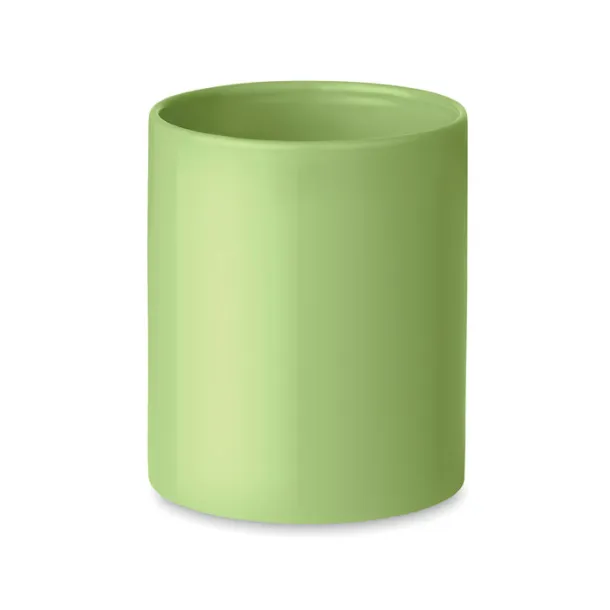 DUBLIN TONE Coloured ceramic mug in box Green