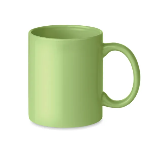 DUBLIN TONE Coloured ceramic mug in box Green