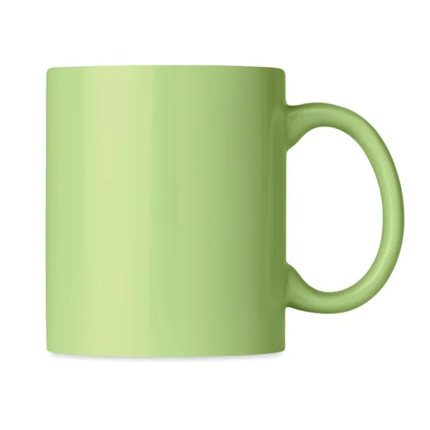 DUBLIN TONE Coloured ceramic mug in box Green