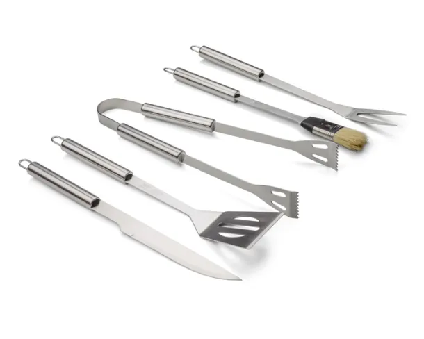 VISS Barbecue set srebrny