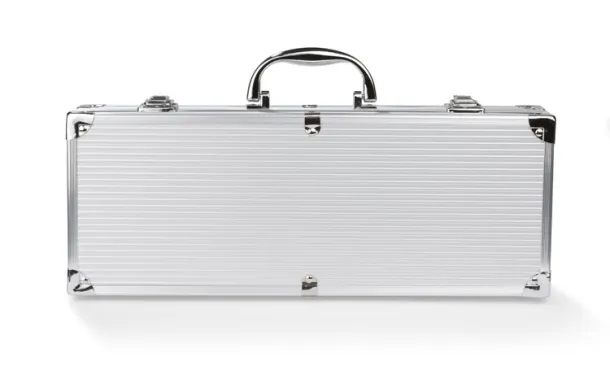 VISS Barbecue set srebrny