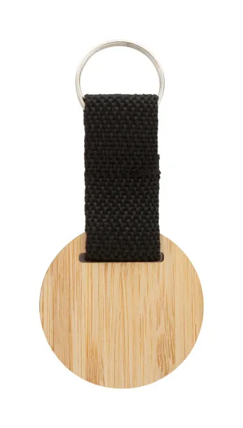 Stropp bamboo keyring Natural Black