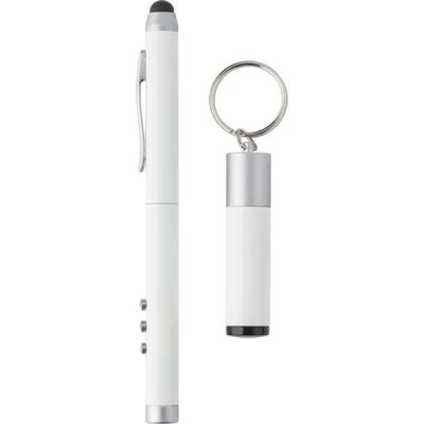  Laser pointer, ball pen, touch pen, receiver white