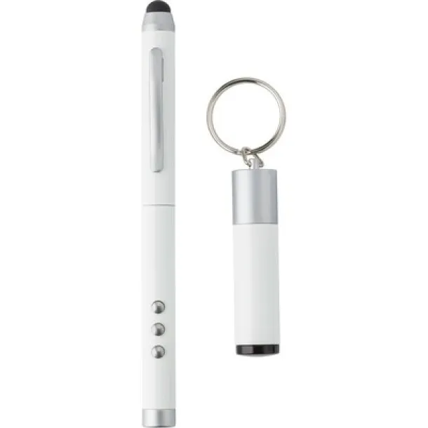  Laser pointer, ball pen, touch pen, receiver white