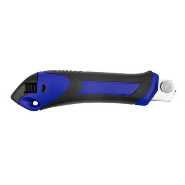  Cutter with safety mechanism, spare blades included navy blue