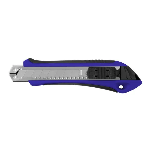  Cutter with safety mechanism, spare blades included navy blue