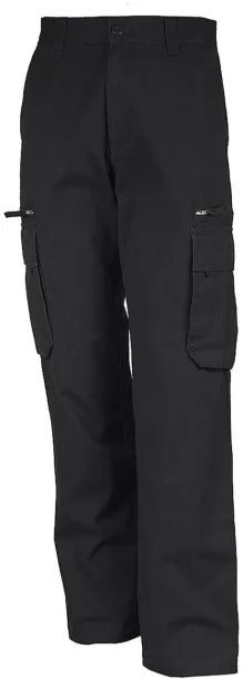  MULTI POCKET TROUSERS - Kariban Tamno siva