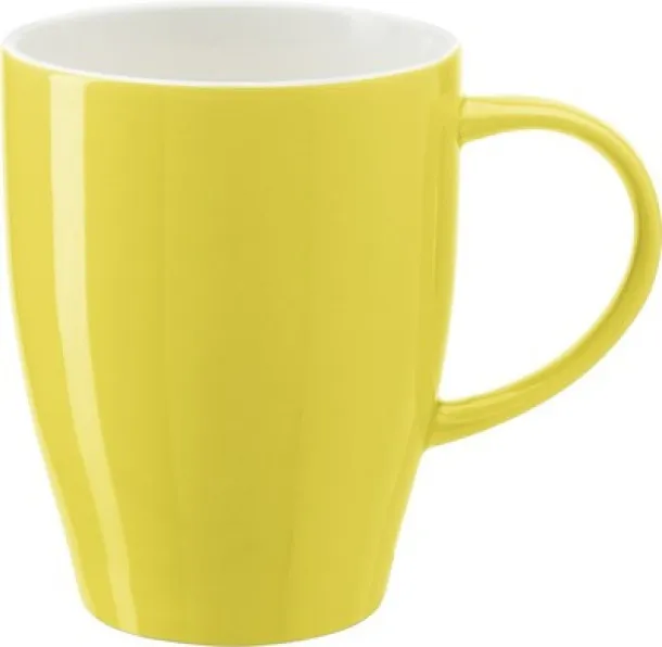  Ceramic mug 300 ml yellow