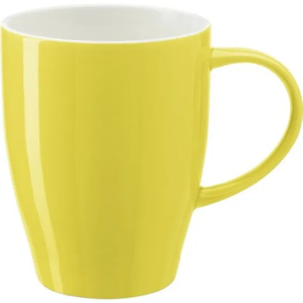  Ceramic mug 300 ml yellow