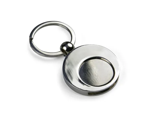 SHOPER Keychain 2 in 1 srebrny