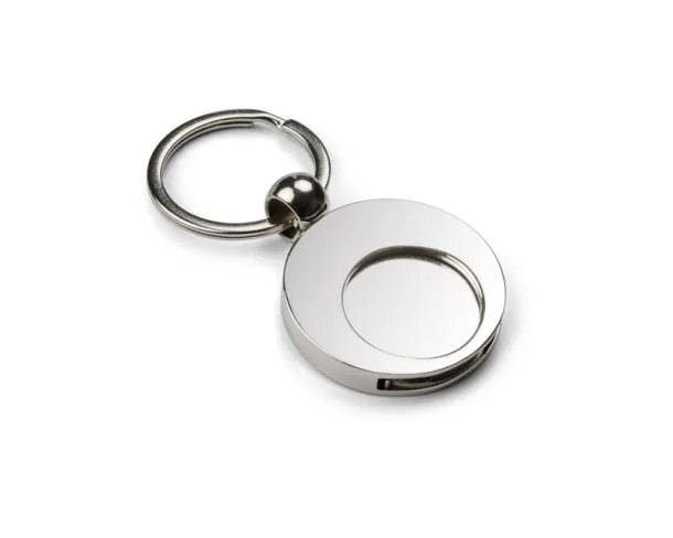 SHOPER Keychain 2 in 1 Srebrna