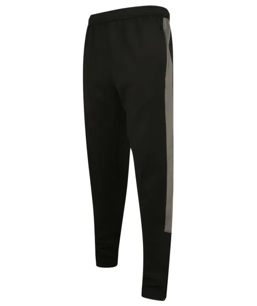  ADULT'S KNITTED TRACKSUIT PANTS - Finden + Hales Black White