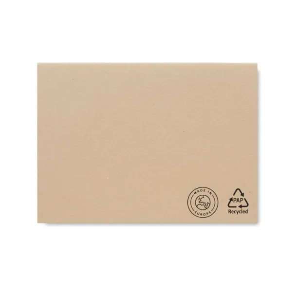 MOUI Recycled paper memo block Beige