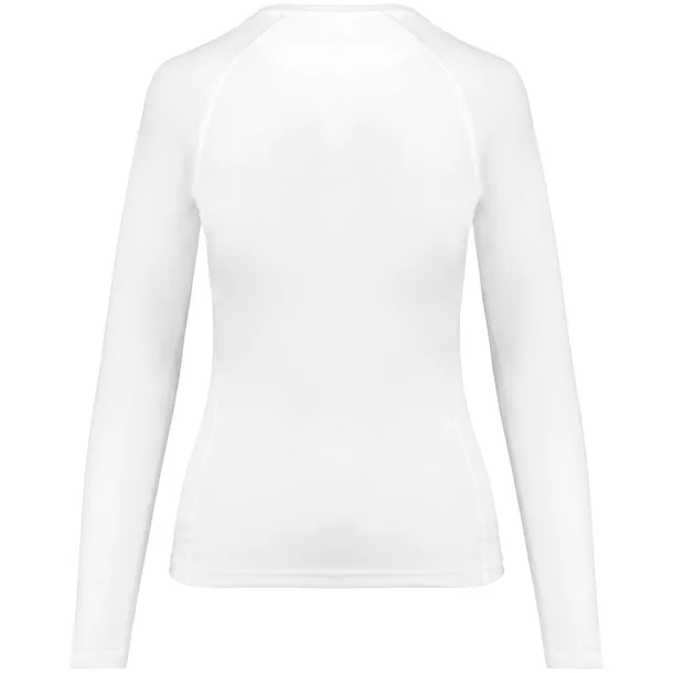  LADIES' LONG-SLEEVED SPORTS T-SHIRT - Proact White