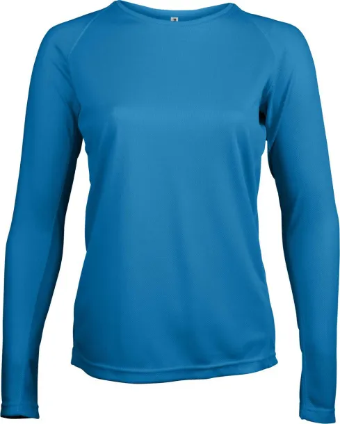  LADIES' LONG-SLEEVED SPORTS T-SHIRT - Proact Aqua Blue