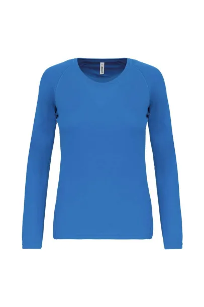  LADIES' LONG-SLEEVED SPORTS T-SHIRT - Proact Heather Sapphire