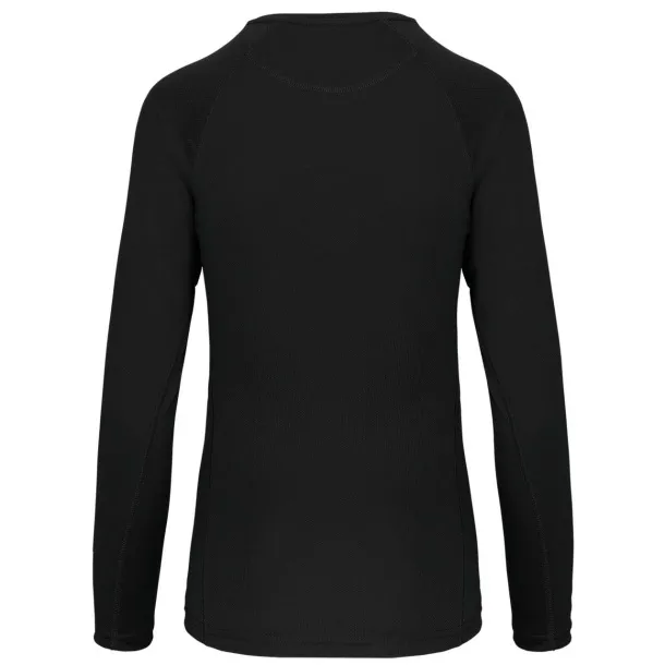  LADIES' LONG-SLEEVED SPORTS T-SHIRT - Proact Black