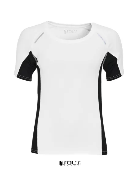  SOL'S SYDNEY WOMEN - SHORT SLEEVE RUNNING T-SHIRT - SOL'S White