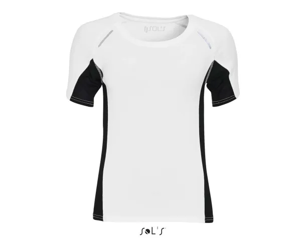  SOL'S SYDNEY WOMEN - SHORT SLEEVE RUNNING T-SHIRT - SOL'S White