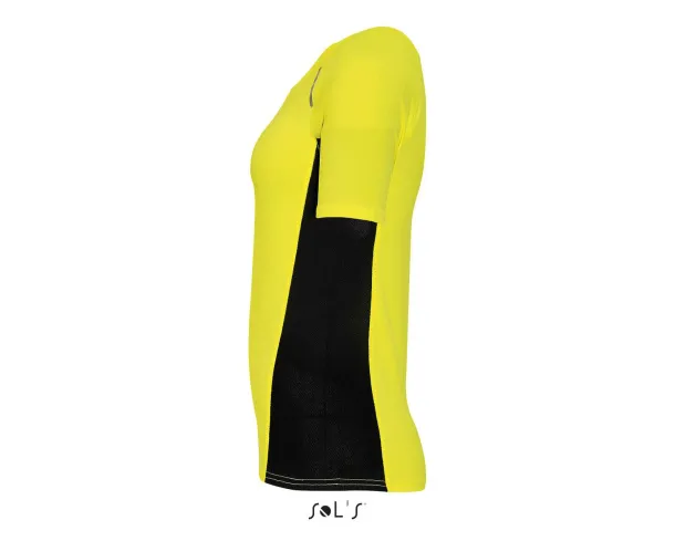  SOL'S SYDNEY WOMEN - SHORT SLEEVE RUNNING T-SHIRT - SOL'S Neon yellow