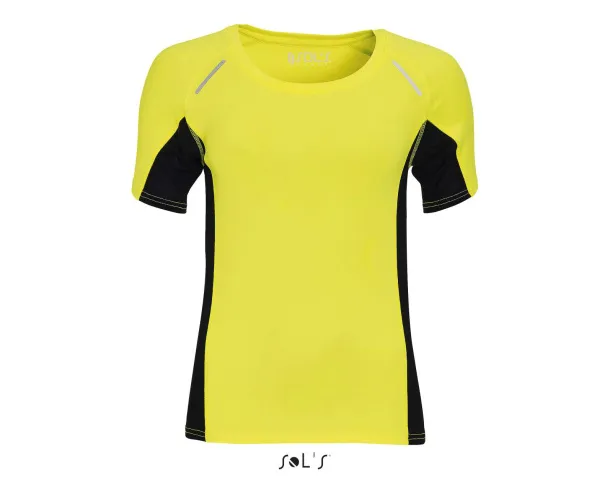  SOL'S SYDNEY WOMEN - SHORT SLEEVE RUNNING T-SHIRT - SOL'S Neon yellow