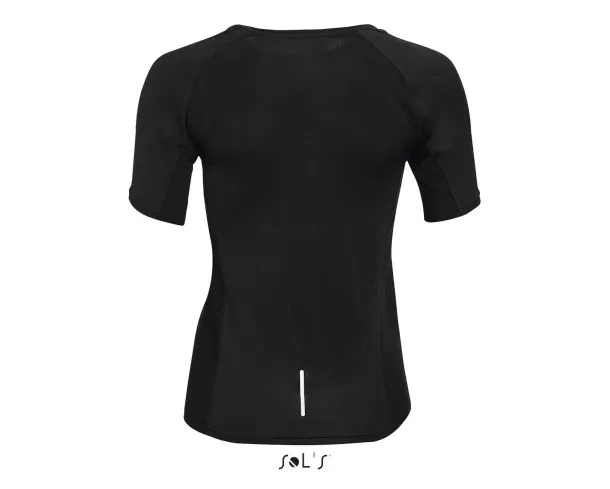  SOL'S SYDNEY WOMEN - SHORT SLEEVE RUNNING T-SHIRT - SOL'S Black