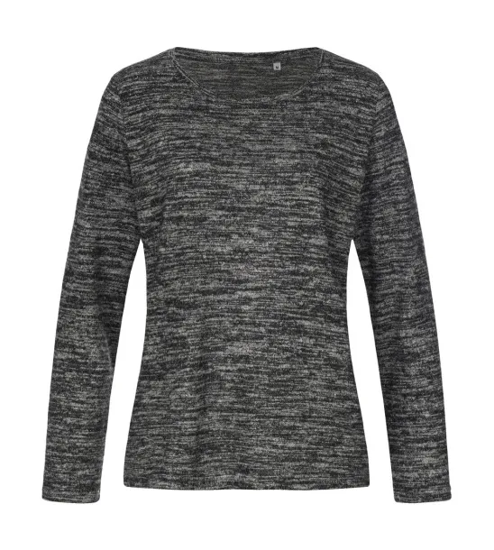  Knit Long Sleeve Women - Stedman Dark Grey Melange