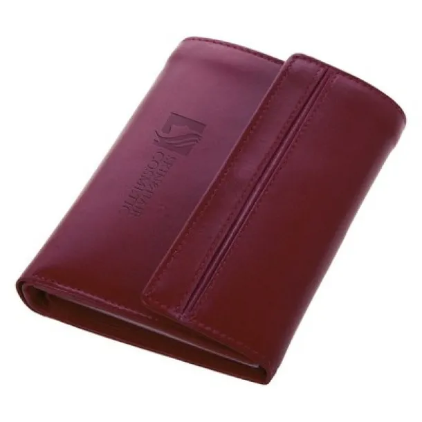  Leather wallet for women Mauro Conti red