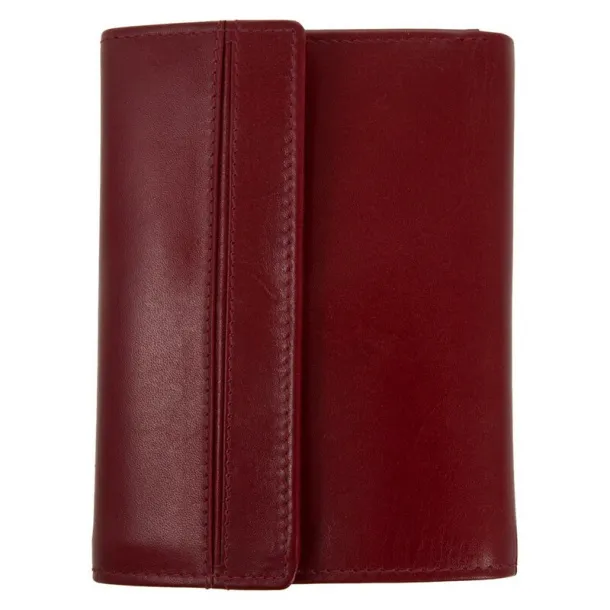  Leather wallet for women Mauro Conti red