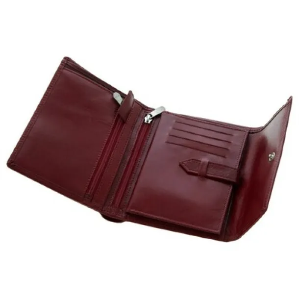  Leather wallet for women Mauro Conti Crvena