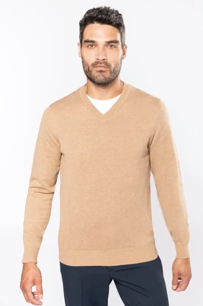  PREMIUM V-NECK JUMPER - Kariban Light Grey Heather